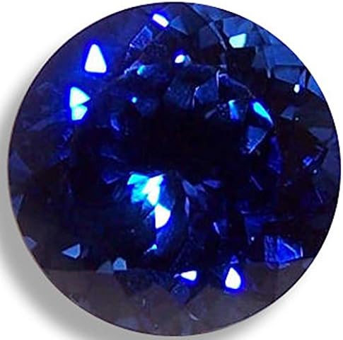OptimaGem Lab Sapphire Round 4mm-12mm Loose Gemstones (4mm-2pc, deep Blue)