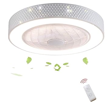 Amazon Com Xyjgwxdd Ceiling Fan With Led Light Kit Remote Control