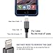 Iconew 3Pack 3FT Nylon Braided Lightning to USB Cable 8-Pin Data Sync Charger Cord Compatible with iPhone 7/7 Plus,6/6S/6 Plus/6S Plus,5/5S/5C/SE, iPad, iPod and More (Black&Charcoal)