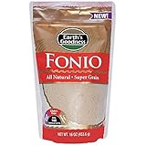 All Natural Fonio Ancient African Super Food Vegan Gluten Free Non GMO Grain Pouch - 16 oz .SINGLE POUCH