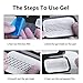 SHENGMI Abs Trainer Replacement Gel Sheet Abdominal Toning Belt Muscle Toner Ab Trainer Accessories 30pcs Gel Sheets For Gel Pad(2pcs/packs, 15packs/box)