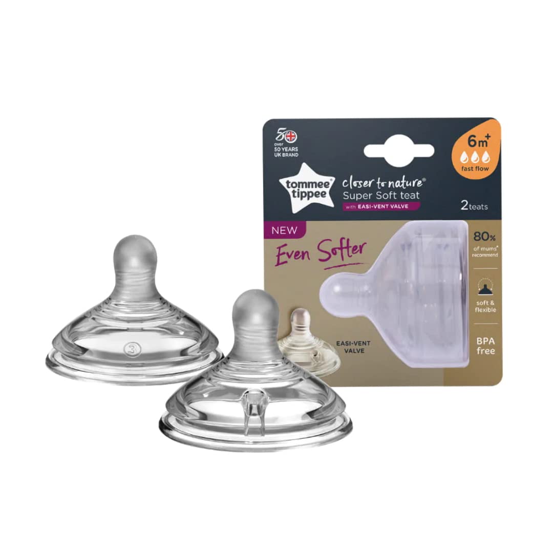 Tommee Tippee Closer to Nature Fast Flow Teats x 2