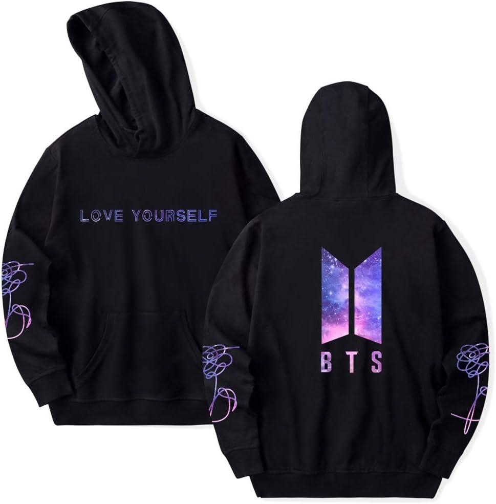 BTS Hoodie New BTS Logo Sweater V Rap-Monster Suga Jin Jimin J-Hope Jung Kook