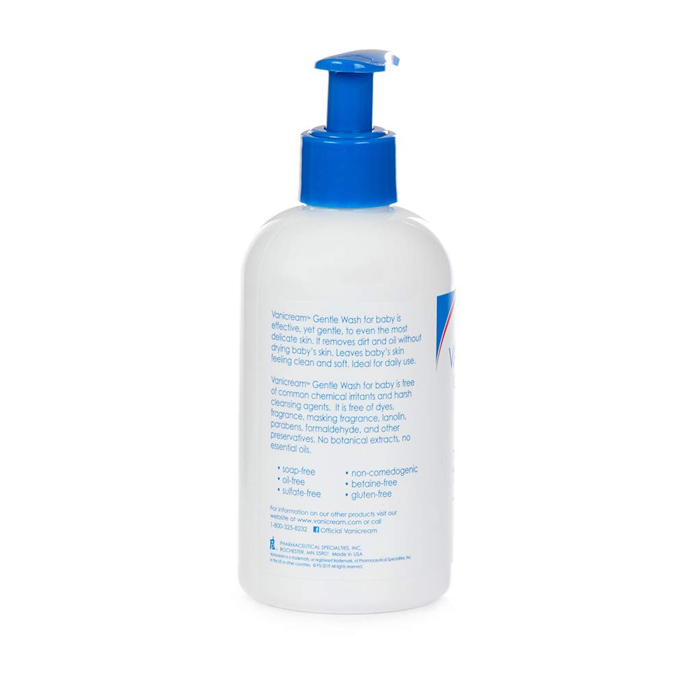 Vanicream Gentle Wash for Baby | Fragrance, Gluten and Sulfate Free | For Sensitive Baby Skin | Dermatologist Tested | 8 Oz with Pump: Industrial & Scientific