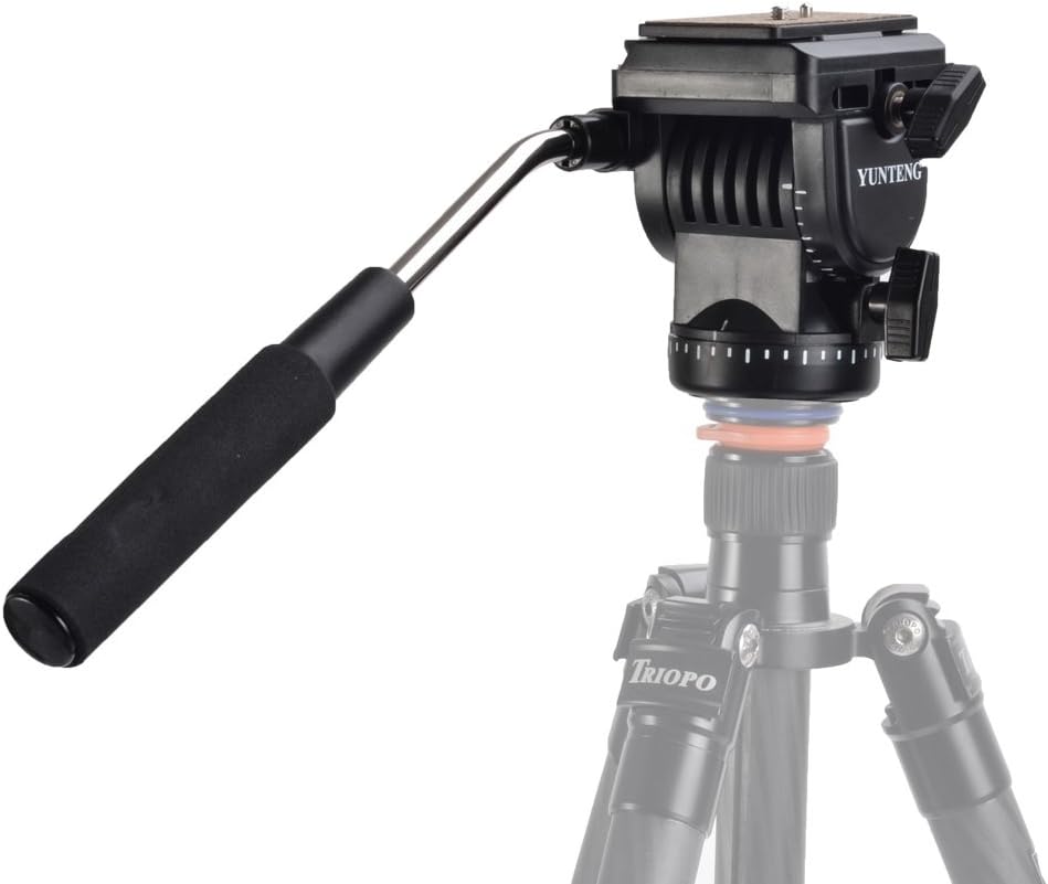 YUNTENG Professional Tripod Video Head with Quick Amazon.co.uk Camera