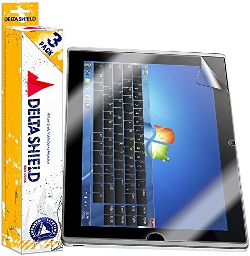 ASUS Ep121 Screen Protector [3-Pack], DeltaShield BodyArmor Full Coverage Screen Protector for ASUS Ep121 Military-Grade Clear HD Anti-Bubble Film