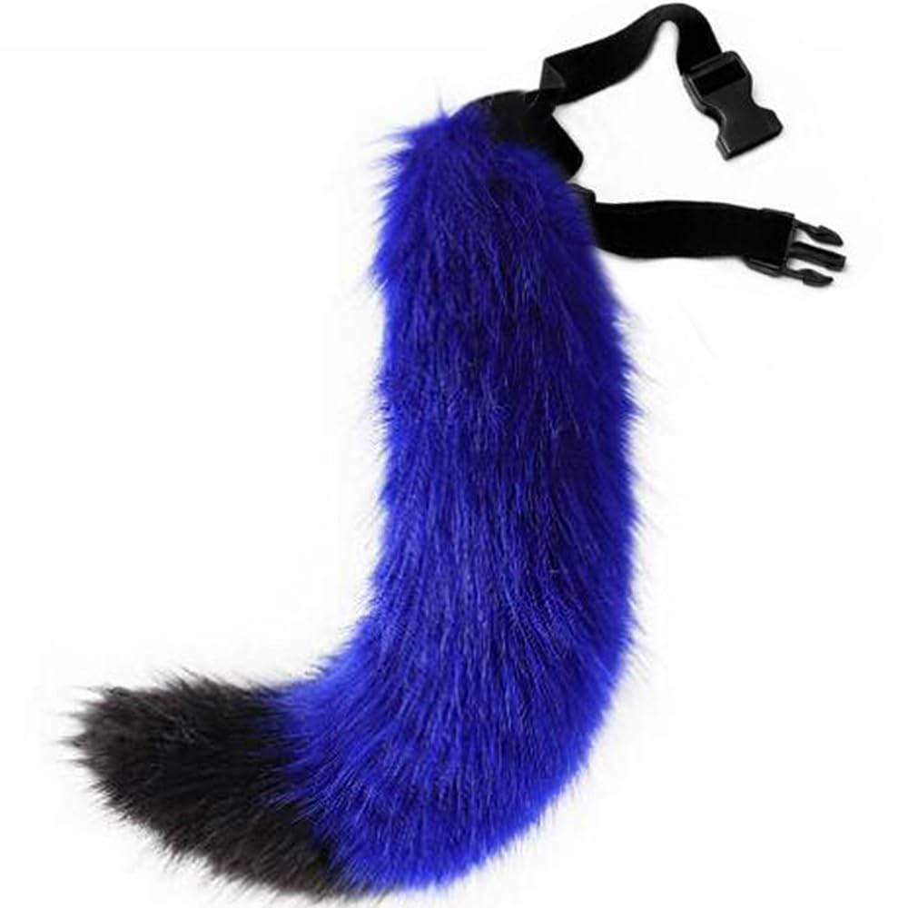 DRESHOW Fox Fur Tail Cosplay Costume Party Super Huge Fluffy Tail for Women — image 1