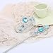 Princess Dress up Party Accessories - 3 Piece Gift Set: Gloves, Tiara and Wand (Aqua Blue)