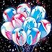 PROLOSO Flashing LED Light Up Balloon Unicorn Pastel Color Balloons Glow in The Dark Party Pack of 20