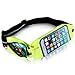 Causalyg Adjustable Running Belt Waist Pack For iPhone 7,7 Plus,6s,6s Plus,6,6 Plus, Samsung Galaxy J7 S5 S6 S7 S8, Edge - Touchscreen Compatible - Waterproof Sweat-proof Reflective Workout Belt