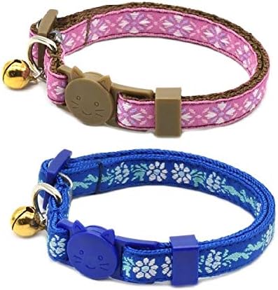 Fantasia Pet Breakaway CAT Collar - 2 PCS Bundle Pack