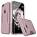 iPhone 6 Case, Fits iPhone 6s (Rose Gold) SaharaCase Protective Kit [Case + Tempered Glass Screen Protector] Shockproof Bumper Rugged PC Back [Slim Fit] Built-in Camera Hood (Rose Gold)