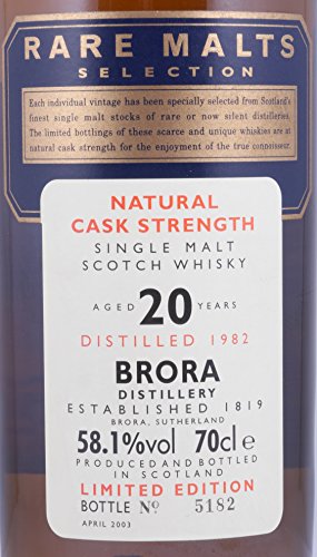 Brora (silent) - Rare Malts - 1982 20 year old Whisky – Bild 7