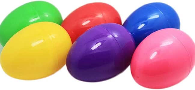 Drawihi. - 6 Huevos de Pascua de plástico para Manualidades y Bricolaje