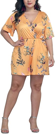 plus size short jumpsuit