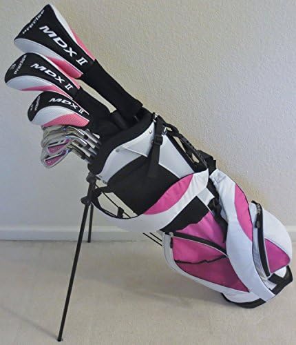 Womens Golf Set Ladies Clubs Right Handed Complete Driver, Wood, Hybrid, Irons, Putter, Stand Bag