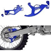 YZ125 Rear Brake Disc Guard &amp; Caliper Guard Compatible with YZ125 YZ250 2006-2025,YZ250F YZ450F 06-24,YZ250X YZ125X 2017-2025,YZ 250FX 2015-2025,YZ450FX 2016-2025 Sprocket Cover Chain Protector (Blue)