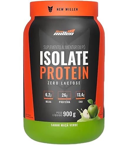 Isolate Protein 900g - Zero lactose - New Millen Sabor Pessego com