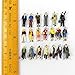 P8712 40pcs ALL Standing Pose Assorted HO Scale Model Train Street People Figure