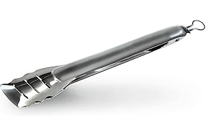 Napoleon PRO Stainless Steel Easy Locking Tongs - 55011 - Napoleon BBQ Grill Accessory, 15-inch, Easy to Use Tip Lock, Dishwa