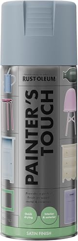 Rust-Oleum Painter's Touch 400ml Spray Paint Satin Slate Blue view 6