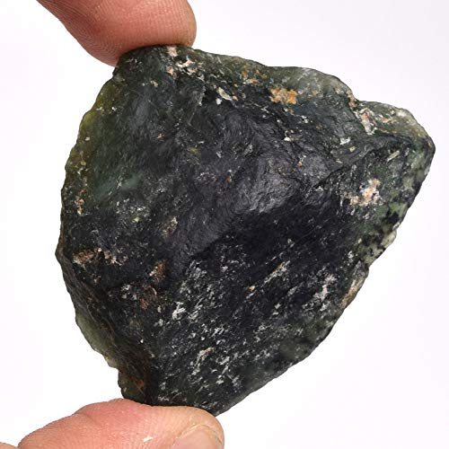 gemhub Healing Crystal Green Serpentine 83.50 Ct. Natural Untreated Rough Certified Serpentine Stone for Jewelry - Image 3