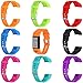 TenCloud Vivosmart HR+ Bands, Replacement Striped Sport Straps with Tool Kits for Garmin vívosmart HR Plus Tracker (All Colors-8pcs)