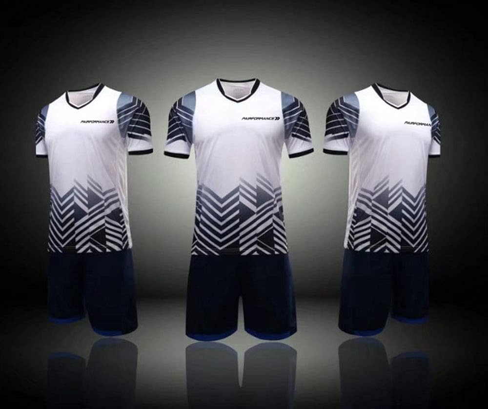 PAIRFORMANCE Boys' Soccer Jerseys Sports Team Training Uniform Age 4-12 Boys-Girls Youth Shirts and Shorts Set Indoor Soccer.: Clothing