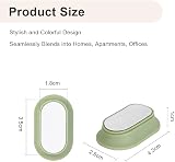 WALLFID Silicone Magnetic Remote Control Holder 2 Pack - Black view 6