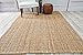 Persian-Rugs HS Natural Dara Handspun Jute 5x7 Area Rug Hand Woven