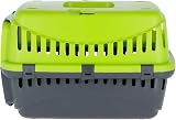 Kerbl Transport Box Expedion 45x30x30 cm Green Grey Plastic Door view 3