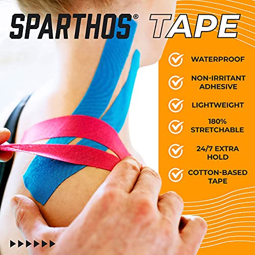 Sparthos Kinesiology Tape Incredible Support for Pro Athletic Sports