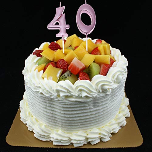 Amosfun-2pcs-40-Birthday-Candle-Cake-Toppers-Number-Decoration-Candle-for-40th-Birthday-Party-Wedding-40-Anniversary-Celebration-Number-40-Rose-Gold