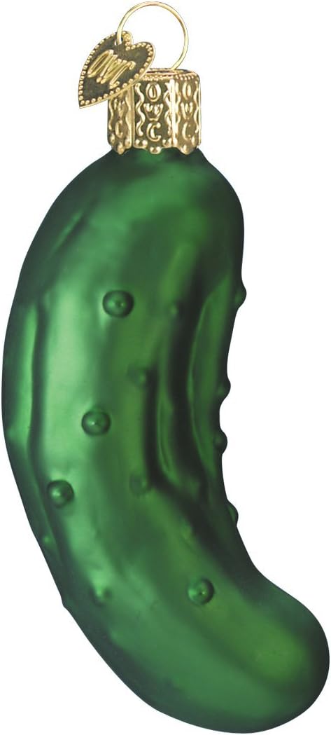 Ornaments - Old World Christmas Ornaments: Pickle Glass Blown Ornaments for Christmas Tree