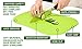 gabo TPU Antimicrobial Cutting Board with Handle, Scratch Resistant, Flexible, Knife friendly, Non-Slip, Juice Groove, Dishwasher Safe (Green)