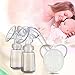 Electric Breast Pump,AnGeer Dual Breast Pump Automatic Massage Postpartum Prolactin