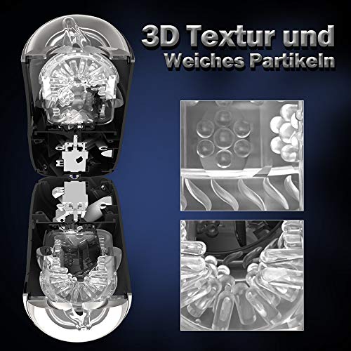 Automatischer Masturbator Cup für Männer Elektrische Masturbieren Mann mit extrem Motor Sexspielzeug für Männer mit Teleskop- und Rotationsmodi Oral sex Geschenk Blowjob Penis Stimulator mit 3 Stimmen