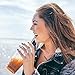Reusable Collapsible Straw,Stainless Steel Reusable Drinking Folding Straws with Hard Case Cleaning Brush and Keychain(Black) Perfect for Travel, Home, Office Or Gift