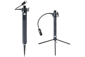 GABIL GRA-GNT Package: Hand-Twist Ground Spike Antenna Mount, Tiny Tripod, Pole Mount,Apartment Ham Radio, 1.45 pounds, UHF Connector