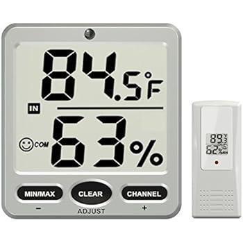 Amazon.com: Ambient Weather WS-07 Big Digit 8-Channel Wireless Thermo