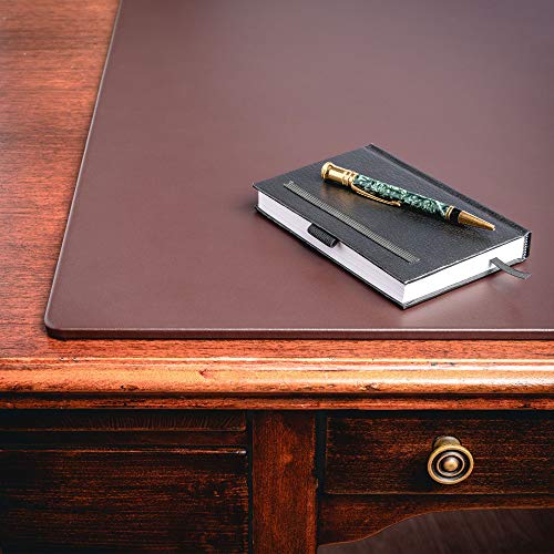 Dacasso Pad Without Side Rails Luxury Leather Blotter for Writing