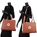 DASEIN Women Large Satchel Handbag Shoulder Purse Top handle Work Bag Tote With Matching Wallet