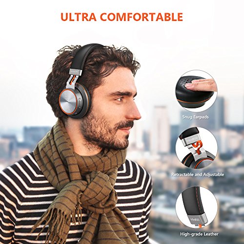 Bluetooth-Headphones-MindKoo-Bluetooth-41-On-Ear-Headphone-HiFi-Stereo-Sound-with-Soft-Memory-Protein-Cushions-Built-in-Mic-Wired-and-Wireless-Mode-for-iPhone-iPad-Smartphones-and-More