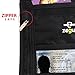 ZEGUR Multifunctional Travel Neck Wallet with RFID Blocking Technology - Lightweight Passport Holder Neck Pouch for Men & Women - Keep your Cash and Document Safe - Black