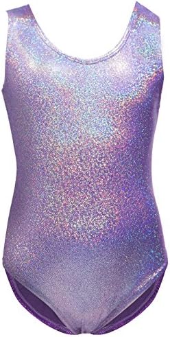 Kids Sparkling Sleeveless Ballet Dance Gymnastic Leotards Dancewear Unitards