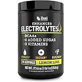 Zeal Electrolyte Powder - 90 Servings | Keto Electrolytes Powder | Zero Sugar, BCAAs, B-Vitamins | Potassium, Zinc, Magnesium | Hydration Powder Recovery Drink | Lemon Lime