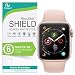 (6-Pack) Apple Watch 40mm Screen Protector (Series 5 or 4) RinoGear Case Friendly iWatch Screen Protector for Apple Watch Series 5, 4 40mm Accessory Full Coverage Clear Film