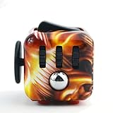 Fidget Dice Anti-anxiety and Depression Cube for Children and Adults (Fire Phenix)