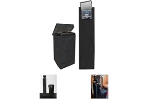 CHENGNAN Water Softener Cover for Outside Units,Filter Tank Cover(14’’D×64’’H)+Brine Tank Cover(16''D×44''H),Water Softener Cover Outdoor,All-Weather Protection,Cover for Water Fliter Outside