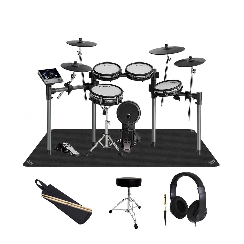 Donner Beat Max 電子ドラム 4シンバル オールメッシュパッド タッチパネル操作 (マット付き初心者セット)商品画像